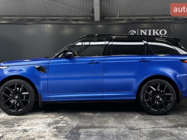 Синій Ленд Ровер Range Rover Sport, об'ємом двигуна 5 л та пробігом 82 тис. км за 92900 $, фото 7 на Automoto.ua