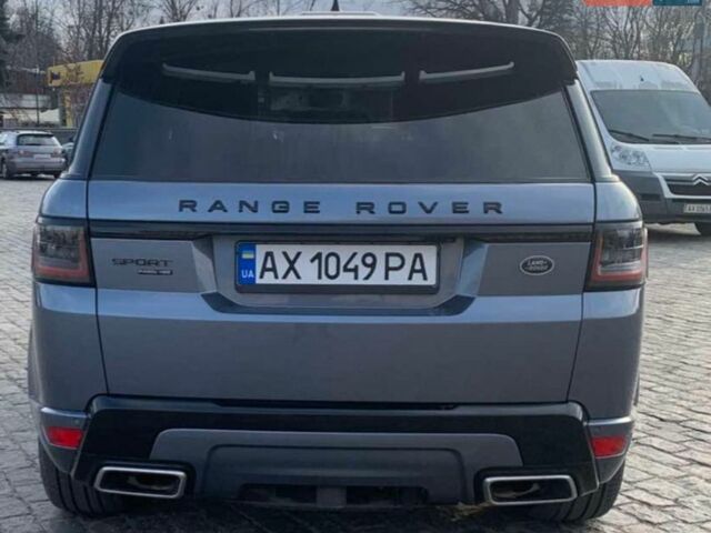 Синій Ленд Ровер Range Rover Sport, об'ємом двигуна 2 л та пробігом 67 тис. км за 48000 $, фото 7 на Automoto.ua
