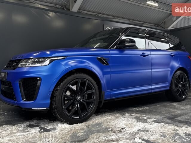 Синій Ленд Ровер Range Rover Sport, об'ємом двигуна 5 л та пробігом 82 тис. км за 92900 $, фото 6 на Automoto.ua