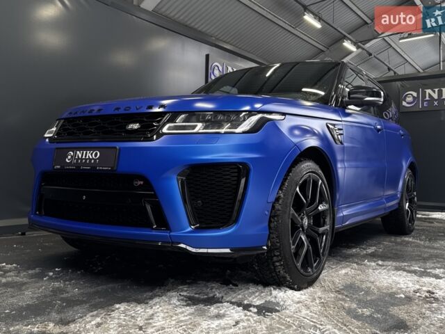 Синій Ленд Ровер Range Rover Sport, об'ємом двигуна 5 л та пробігом 82 тис. км за 92900 $, фото 2 на Automoto.ua