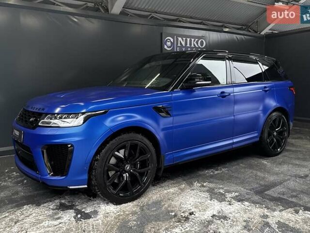 Синій Ленд Ровер Range Rover Sport, об'ємом двигуна 5 л та пробігом 82 тис. км за 97500 $, фото 5 на Automoto.ua