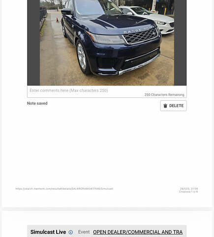 Синій Ленд Ровер Range Rover Sport, об'ємом двигуна 3 л та пробігом 205 тис. км за 33500 $, фото 34 на Automoto.ua