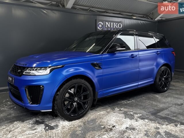 Синій Ленд Ровер Range Rover Sport, об'ємом двигуна 5 л та пробігом 82 тис. км за 92900 $, фото 5 на Automoto.ua
