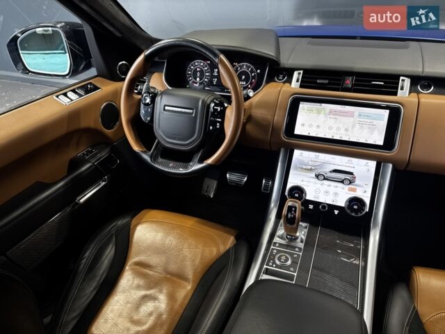 Синій Ленд Ровер Range Rover Sport, об'ємом двигуна 5 л та пробігом 82 тис. км за 92900 $, фото 30 на Automoto.ua