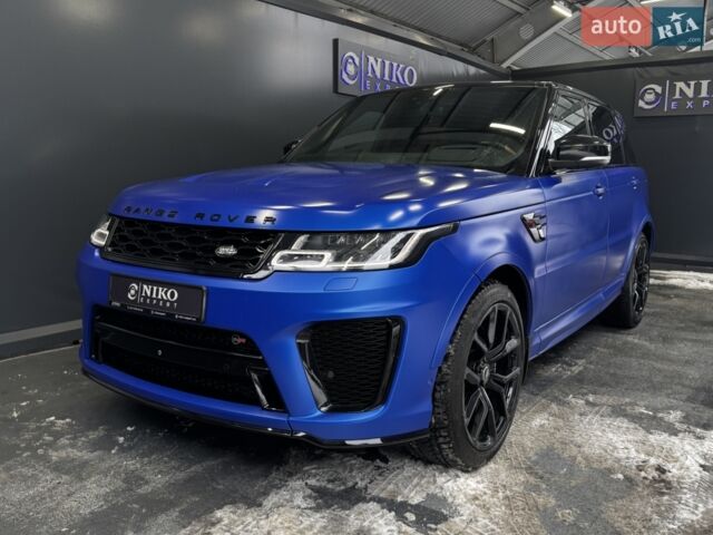 Синій Ленд Ровер Range Rover Sport, об'ємом двигуна 5 л та пробігом 82 тис. км за 92900 $, фото 1 на Automoto.ua
