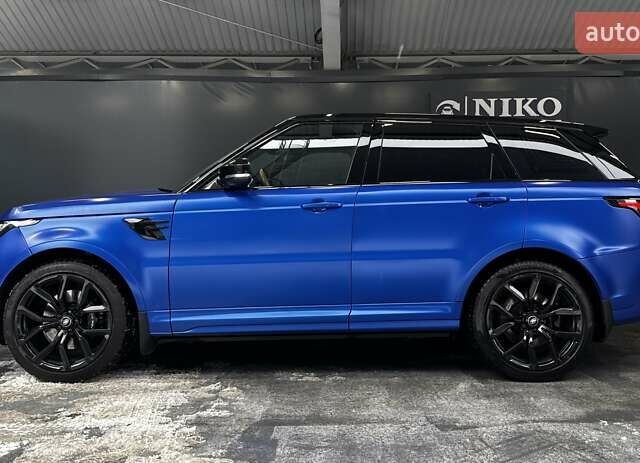 Синій Ленд Ровер Range Rover Sport, об'ємом двигуна 5 л та пробігом 82 тис. км за 97500 $, фото 7 на Automoto.ua