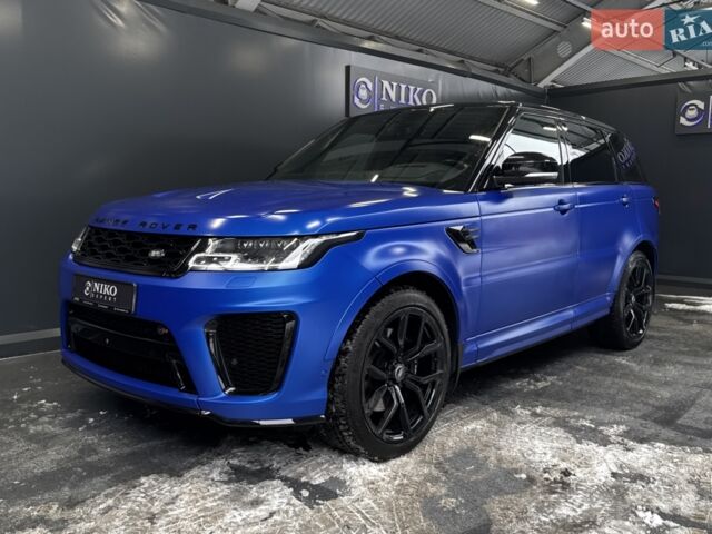 Синій Ленд Ровер Range Rover Sport, об'ємом двигуна 5 л та пробігом 82 тис. км за 92900 $, фото 3 на Automoto.ua