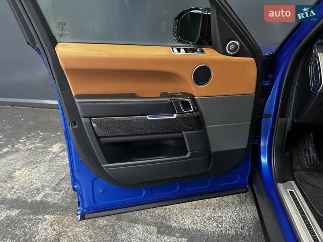 Синій Ленд Ровер Range Rover Sport, об'ємом двигуна 5 л та пробігом 82 тис. км за 97500 $, фото 50 на Automoto.ua