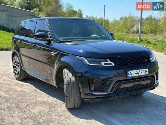Синій Ленд Ровер Range Rover Sport, об'ємом двигуна 3 л та пробігом 114 тис. км за 39000 $, фото 8 на Automoto.ua