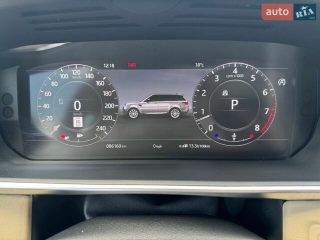 Синій Ленд Ровер Range Rover Sport, об'ємом двигуна 3 л та пробігом 86 тис. км за 45000 $, фото 13 на Automoto.ua