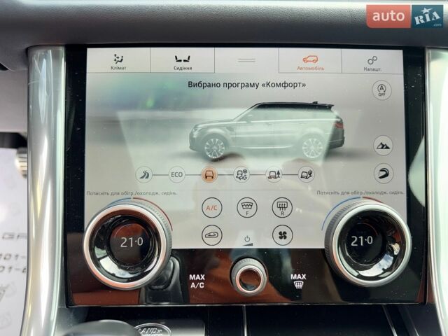 Синій Ленд Ровер Range Rover Sport, об'ємом двигуна 2.99 л та пробігом 138 тис. км за 47900 $, фото 24 на Automoto.ua