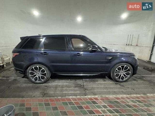Синий Ленд Ровер Рендж Ровер Спорт, объемом двигателя 3 л и пробегом 113 тыс. км за 43000 $, фото 1 на Automoto.ua
