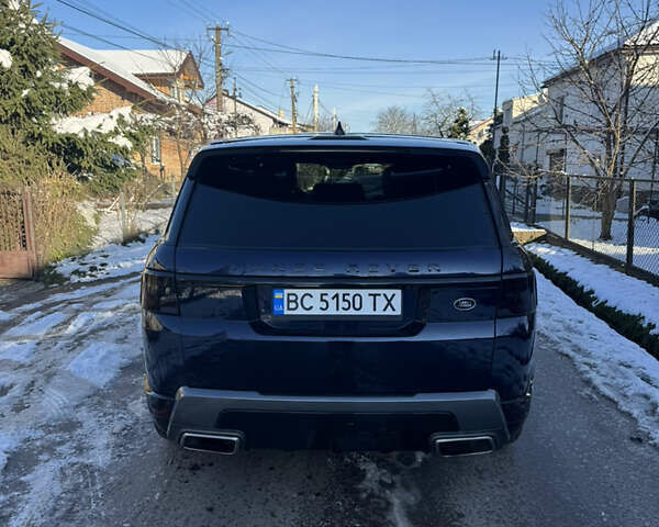 Синий Ленд Ровер Рендж Ровер Спорт, объемом двигателя 3 л и пробегом 79 тыс. км за 54500 $, фото 4 на Automoto.ua