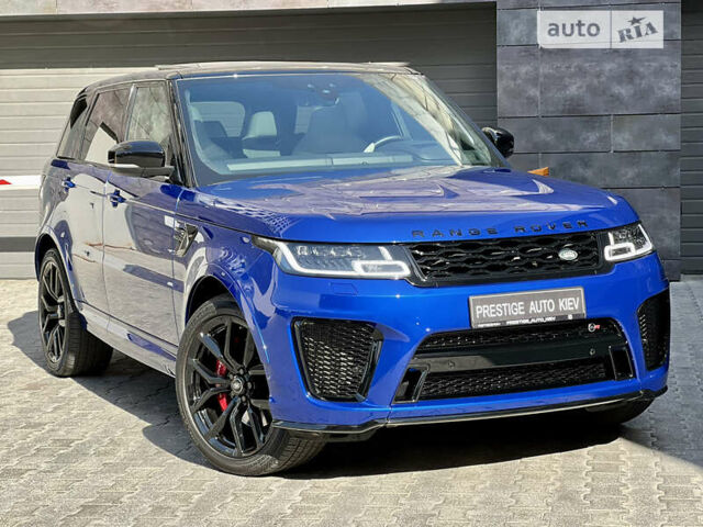 Синій Ленд Ровер Range Rover Sport, об'ємом двигуна 5 л та пробігом 28 тис. км за 115000 $, фото 3 на Automoto.ua