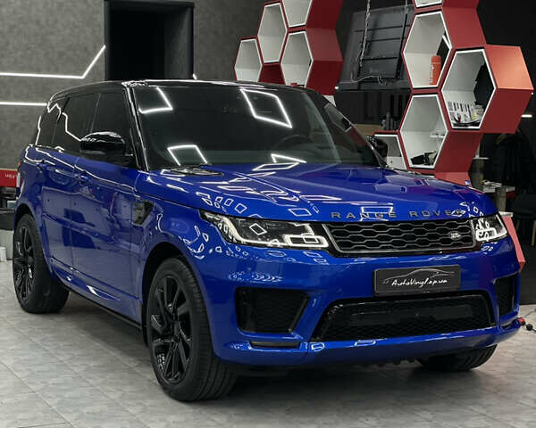 Синий Ленд Ровер Рендж Ровер Спорт, объемом двигателя 2.99 л и пробегом 120 тыс. км за 67000 $, фото 9 на Automoto.ua