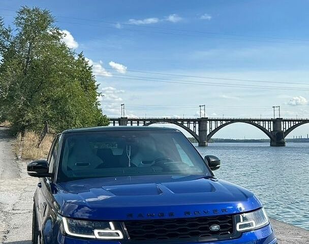 Синій Ленд Ровер Range Rover Sport, об'ємом двигуна 5 л та пробігом 64 тис. км за 75000 $, фото 3 на Automoto.ua