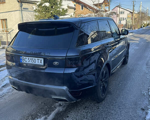 Синий Ленд Ровер Рендж Ровер Спорт, объемом двигателя 3 л и пробегом 79 тыс. км за 54500 $, фото 5 на Automoto.ua