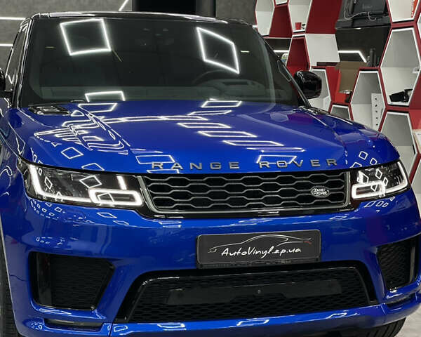 Синий Ленд Ровер Рендж Ровер Спорт, объемом двигателя 2.99 л и пробегом 120 тыс. км за 67000 $, фото 1 на Automoto.ua