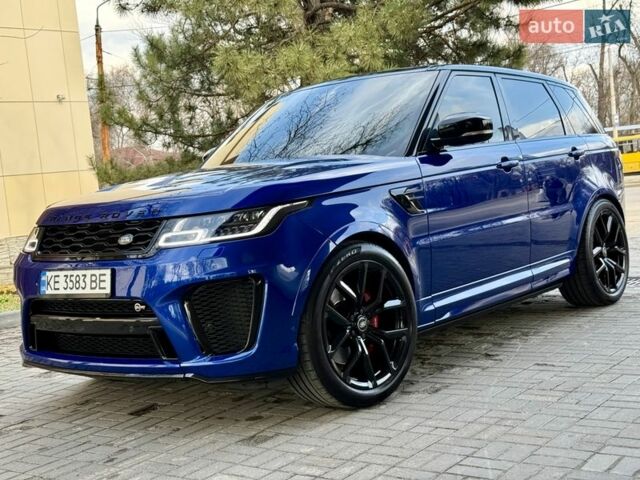 Синий Ленд Ровер Рендж Ровер Спорт, объемом двигателя 5 л и пробегом 49 тыс. км за 73000 $, фото 1 на Automoto.ua