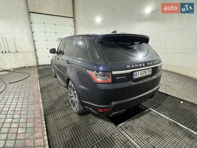 Синий Ленд Ровер Рендж Ровер Спорт, объемом двигателя 3 л и пробегом 113 тыс. км за 43000 $, фото 2 на Automoto.ua