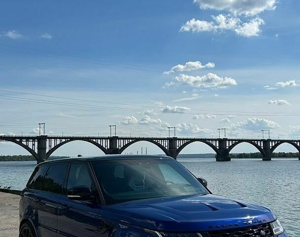 Синій Ленд Ровер Range Rover Sport, об'ємом двигуна 5 л та пробігом 64 тис. км за 75000 $, фото 4 на Automoto.ua