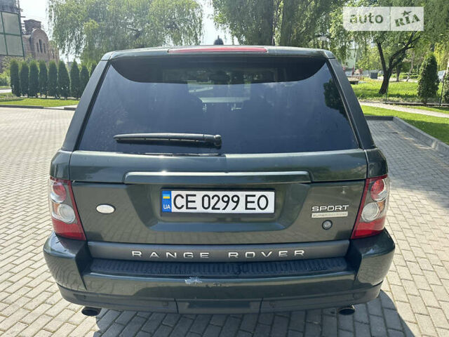 Зелений Ленд Ровер Range Rover Sport, об'ємом двигуна 4.2 л та пробігом 224 тис. км за 12800 $, фото 4 на Automoto.ua