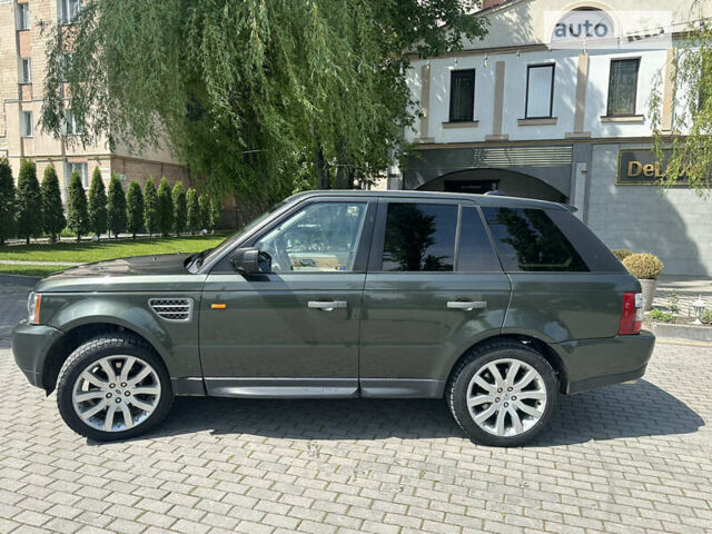 Зелений Ленд Ровер Range Rover Sport, об'ємом двигуна 4.2 л та пробігом 224 тис. км за 12800 $, фото 7 на Automoto.ua