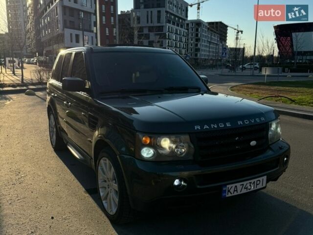Зеленый Ленд Ровер Рендж Ровер Спорт, объемом двигателя 4.2 л и пробегом 240 тыс. км за 7500 $, фото 1 на Automoto.ua
