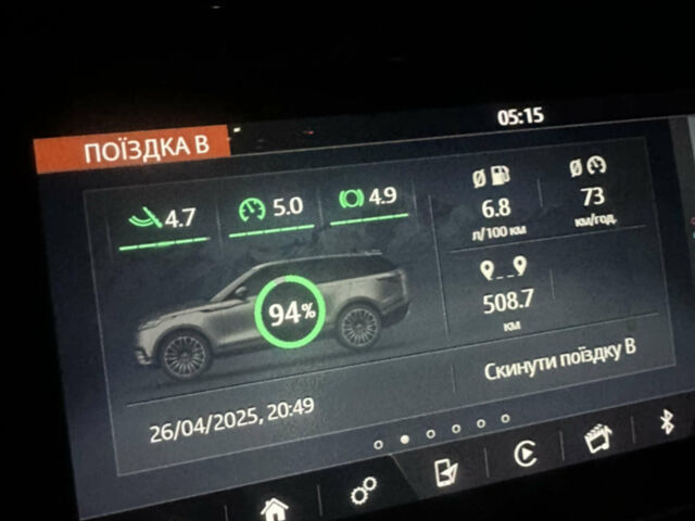 Білий Ленд Ровер Рендж Ровер Велар, об'ємом двигуна 2 л та пробігом 157 тис. км за 28000 $, фото 21 на Automoto.ua