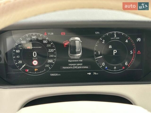 Белый Ленд Ровер Рендж Ровер Велар, объемом двигателя 2.99 л и пробегом 106 тыс. км за 39900 $, фото 36 на Automoto.ua