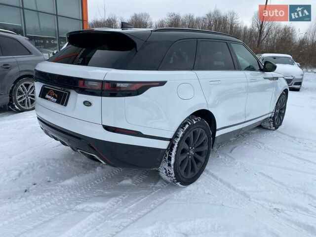 Белый Ленд Ровер Рендж Ровер Велар, объемом двигателя 3 л и пробегом 77 тыс. км за 34900 $, фото 6 на Automoto.ua