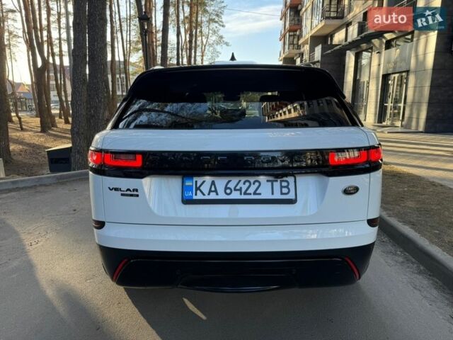 Белый Ленд Ровер Рендж Ровер Велар, объемом двигателя 3 л и пробегом 75 тыс. км за 42500 $, фото 8 на Automoto.ua