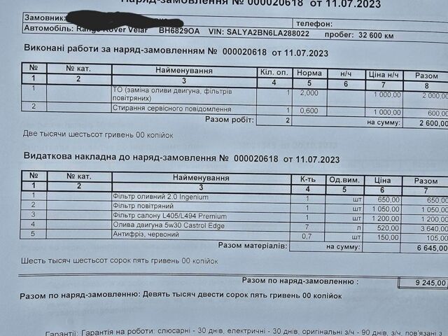 Білий Ленд Ровер Рендж Ровер Велар, об'ємом двигуна 2 л та пробігом 82 тис. км за 36222 $, фото 26 на Automoto.ua