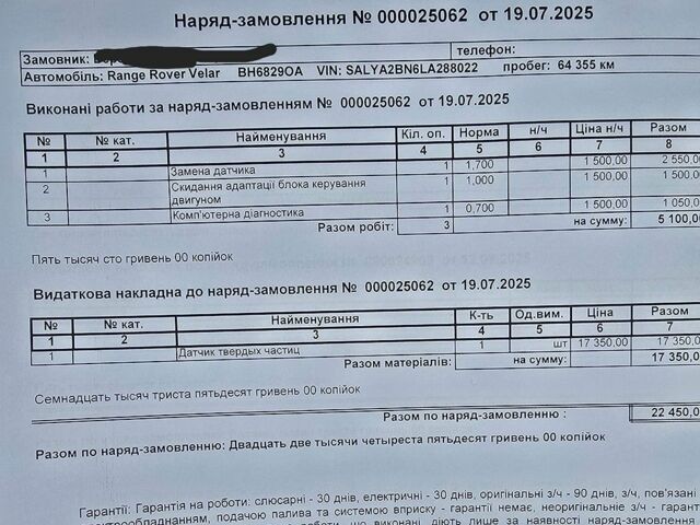 Белый Ленд Ровер Рендж Ровер Велар, объемом двигателя 2 л и пробегом 82 тыс. км за 36666 $, фото 31 на Automoto.ua