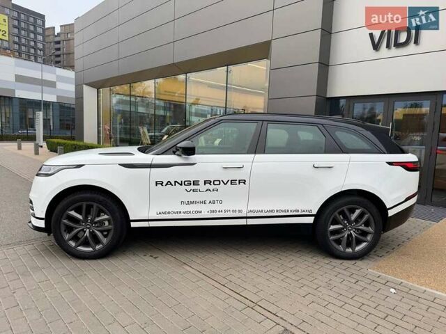 Ленд Ровер Рендж Ровер Велар 2025 в Киеве на Automoto.ua Белый Ленд Ровер Рендж Ровер Велар, объемом двигателя 3 л и пробегом 6 тыс. км за 91847 $, фото 2 на Automoto.ua