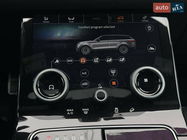 Черный Ленд Ровер Рендж Ровер Велар, объемом двигателя 2 л и пробегом 56 тыс. км за 37900 $, фото 61 на Automoto.ua