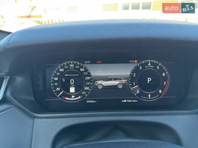 Черный Ленд Ровер Рендж Ровер Велар, объемом двигателя 3 л и пробегом 108 тыс. км за 36000 $, фото 17 на Automoto.ua