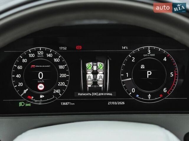 Черный Ленд Ровер Рендж Ровер Велар, объемом двигателя 2 л и пробегом 136 тыс. км за 53000 $, фото 36 на Automoto.ua
