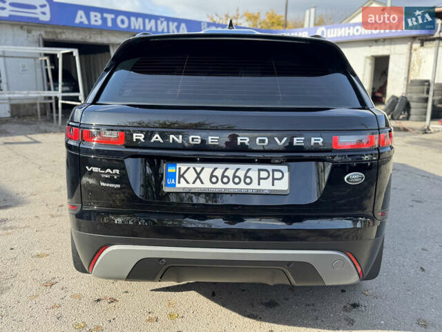 Чорний Ленд Ровер Рендж Ровер Велар, об'ємом двигуна 2 л та пробігом 100 тис. км за 35999 $, фото 6 на Automoto.ua