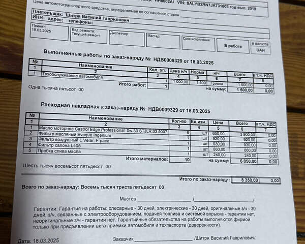 Черный Ленд Ровер Рендж Ровер Велар, объемом двигателя 2 л и пробегом 90 тыс. км за 39999 $, фото 107 на Automoto.ua