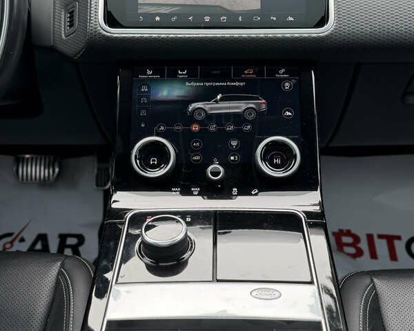 Чорний Ленд Ровер Рендж Ровер Велар, об'ємом двигуна 2.99 л та пробігом 74 тис. км за 49000 $, фото 35 на Automoto.ua