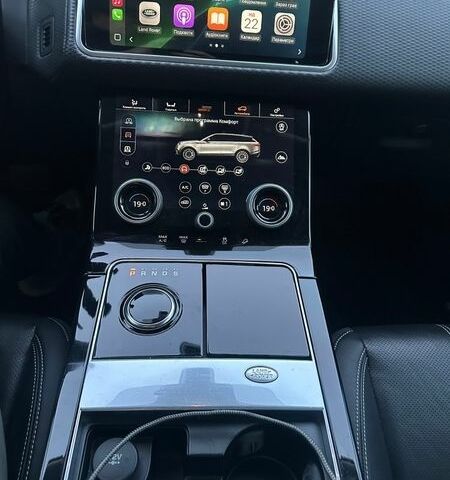 Чорний Ленд Ровер Рендж Ровер Велар, об'ємом двигуна 3 л та пробігом 76 тис. км за 33500 $, фото 8 на Automoto.ua