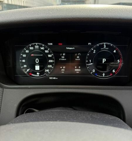 Чорний Ленд Ровер Рендж Ровер Велар, об'ємом двигуна 2 л та пробігом 105 тис. км за 36500 $, фото 9 на Automoto.ua