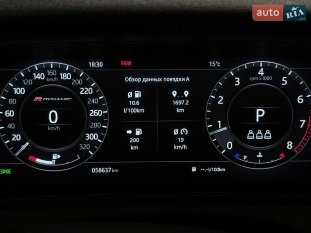 Черный Ленд Ровер Рендж Ровер Велар, объемом двигателя 2 л и пробегом 58 тыс. км за 37999 $, фото 30 на Automoto.ua