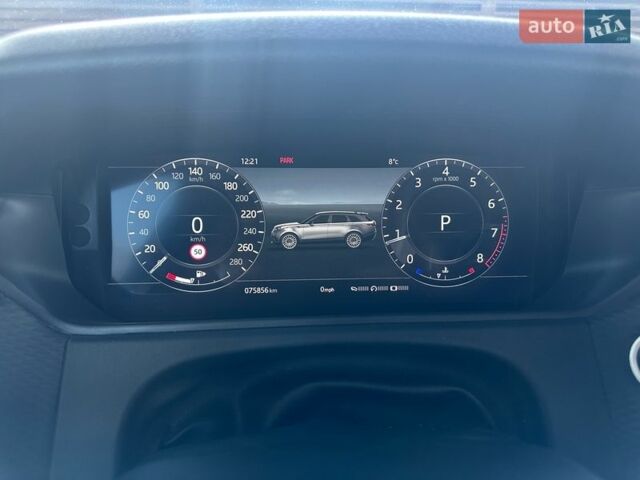 Чорний Ленд Ровер Рендж Ровер Велар, об'ємом двигуна 3 л та пробігом 76 тис. км за 33500 $, фото 10 на Automoto.ua