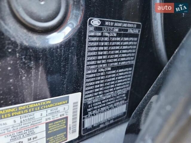 Черный Ленд Ровер Рендж Ровер Велар, объемом двигателя 2 л и пробегом 36 тыс. км за 19807 $, фото 11 на Automoto.ua
