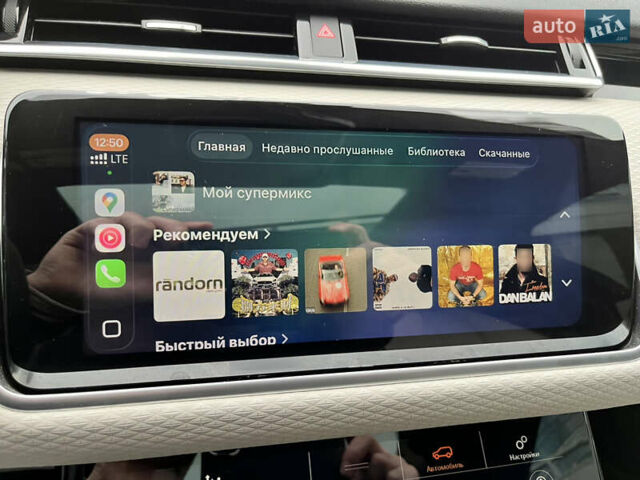 Чорний Ленд Ровер Рендж Ровер Велар, об'ємом двигуна 2 л та пробігом 91 тис. км за 39500 $, фото 17 на Automoto.ua