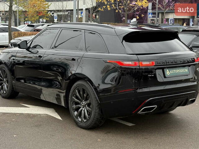 Черный Ленд Ровер Рендж Ровер Велар, объемом двигателя 3 л и пробегом 81 тыс. км за 45800 $, фото 8 на Automoto.ua