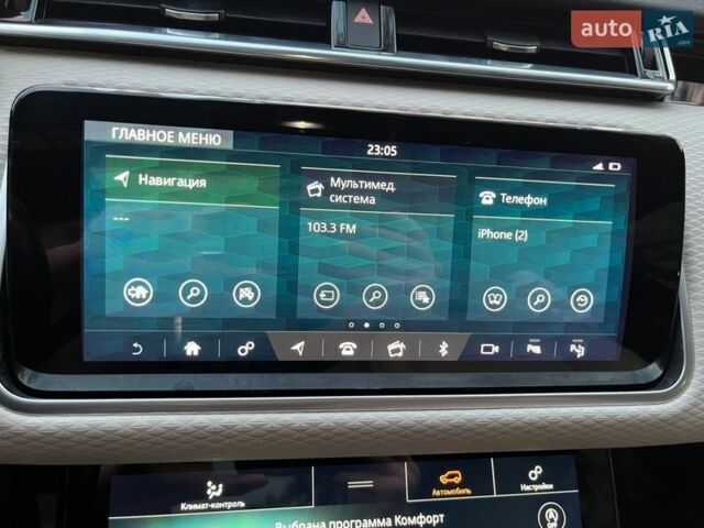 Черный Ленд Ровер Рендж Ровер Велар, объемом двигателя 2 л и пробегом 92 тыс. км за 36500 $, фото 28 на Automoto.ua