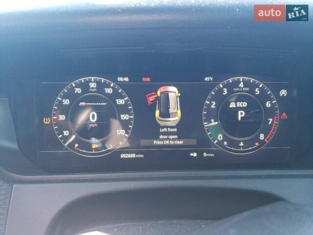 Чорний Ленд Ровер Рендж Ровер Велар, об'ємом двигуна 2.99 л та пробігом 147 тис. км за 10800 $, фото 8 на Automoto.ua